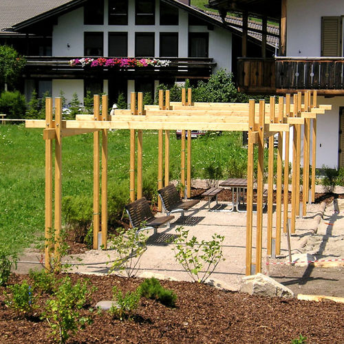 Самонесущая пергола - PERGOLA - Euroform K. Winkler GmbH - пристроенная к зданию / из дерева / для профессионального использования