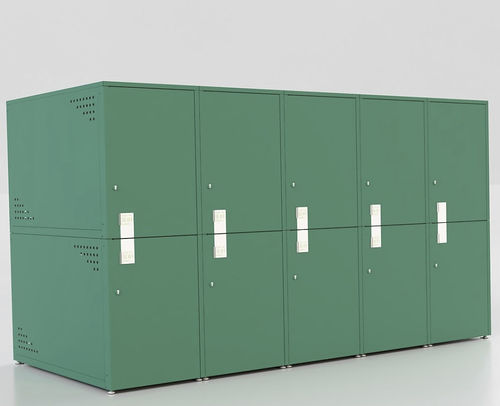 Защищенный навес для велосипедов - BOX - Euroform K. Winkler GmbH - из гальванизированной стали / для общественных мест / для городских зон