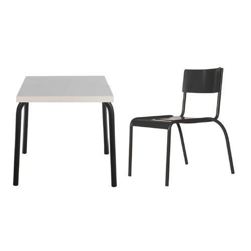 Современный стол для пикника - MESA - Euroform K. Winkler GmbH - из гальванизированной стали / из листового металла / с основанием из металла
