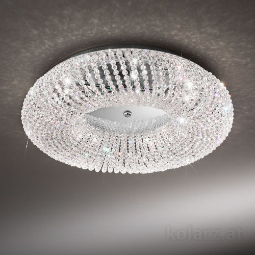 Современный потолочный светильник - CARLA - Kolarz - круглый / из кристалла / LED