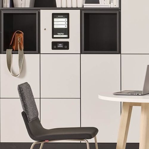 Шкафчик для раздевалки из дерева - TECHO HYLL - Ahrend - RFID / для офиса / для хранения