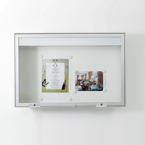 Настенное информационное табло - 10025 16XA4 DIN A0 - SDB Vitrinebouw BV - для интерьера / для наружного применения / магнитное