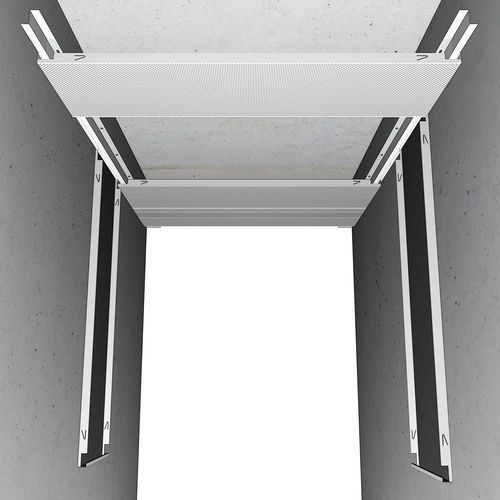Подвесной потолок из гальванизированной стали - ORIAL XL SF - Plafometal - из панелей / для офиса / для интерьера