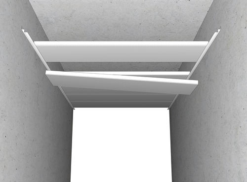 Подвесной потолок из металла - PM2 - Plafometal - из панелей / для конференц-зала / для прихожей