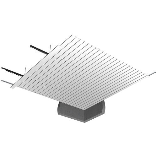 Подвесной потолок из алюминия - TYPE U - Plafometal - из стали / из реек / для интерьера