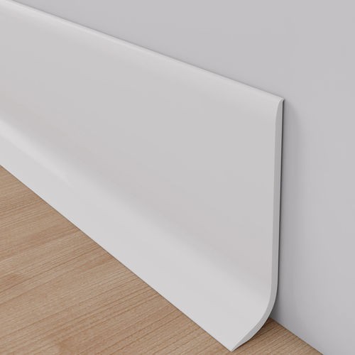 Плинтус из ПВХ - NOVORODAPIÉ® SEMIFLEX PVC - EMAC - закругленный
