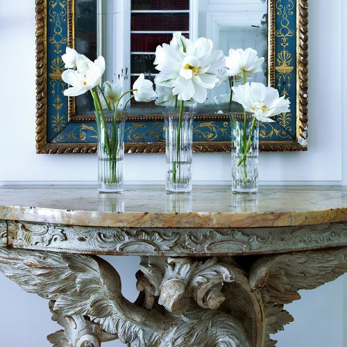Современная ваза - FLORA BISEAU  - Baccarat - из кристалла
