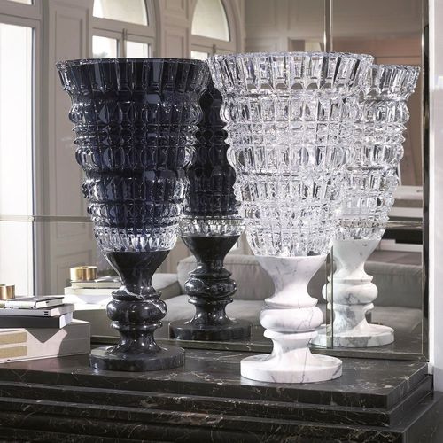 Ваза в стиле барокко - NEW ANTIQUE - Baccarat - из кристалла / из мрамора / Marcel Wanders