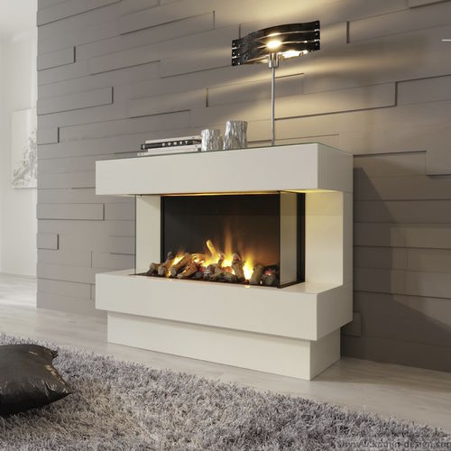 Электрический камин - CONCEPT 4 EL - Kamin-Design GmbH & Co KG Ingolstadt - встраиваемый / с 3 поверхностями / с закрытой топкой