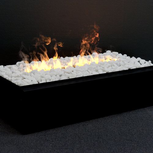 Топка для камина с 3 поверхностями - DIMPLEX CASSETTE L PEBBLES  - Kamin-Design GmbH & Co KG Ingolstadt - электрическая / с дистанционным управлением / эффект пламени