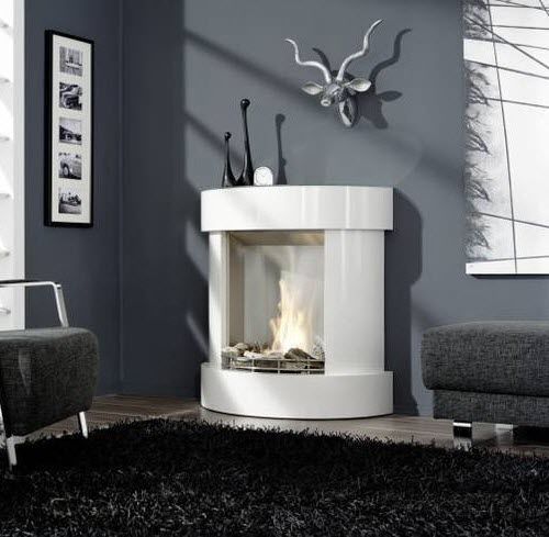 Электрический камин - ELITE - Kamin-Design GmbH & Co KG Ingolstadt - напольный / Односторонний / с открытой топкой