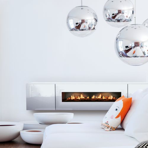 Электрический камин - CONCEPT NR. 8 DESIGN-FURNITURE - Kamin-Design GmbH & Co KG Ingolstadt - настенный / центральный / с закрытой топкой