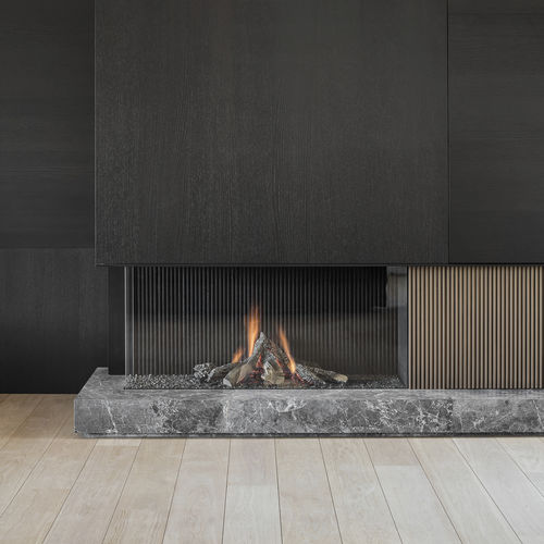 Газовый камин - AVENUE GAS HIGH EFFICIENCY - Metalfire Architectural fireplaces - встраиваемый / угловой / с закрытой топкой