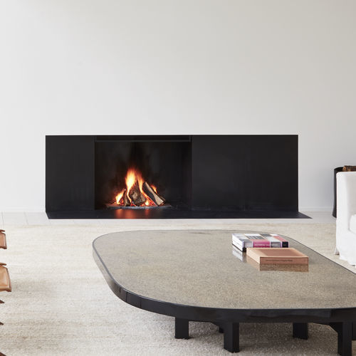 Встраиваемый камин - UNIVERSAL - Metalfire Architectural fireplaces - Односторонний / с открытой топкой / современный