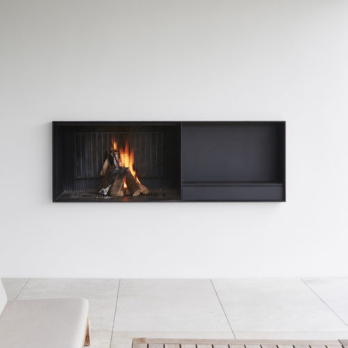 Дровяной камин - UNIVERSAL  - Metalfire Architectural fireplaces - встраиваемый / Односторонний / для сада