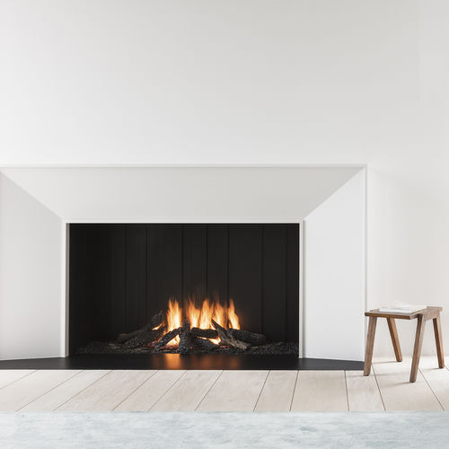 Газовый камин - URBAN MF 1050-75 G 1S - Metalfire Architectural fireplaces - встраиваемый / Односторонний / с открытой топкой