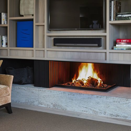 Дровяной камин - UNIVERSAL - Metalfire Architectural fireplaces - встраиваемый / угловой / с открытой топкой