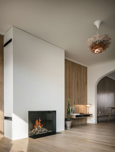 Газовый камин - AVENUE GAS HIGH EFFICIENCY 7 - Metalfire Architectural fireplaces - встраиваемый / Односторонний / закрытый