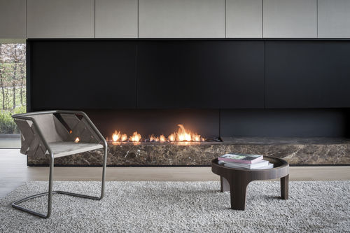 Газовый камин - URBAN GAS 20 - Metalfire Architectural fireplaces - встраиваемый / напольный / с 2-мя поверхностями