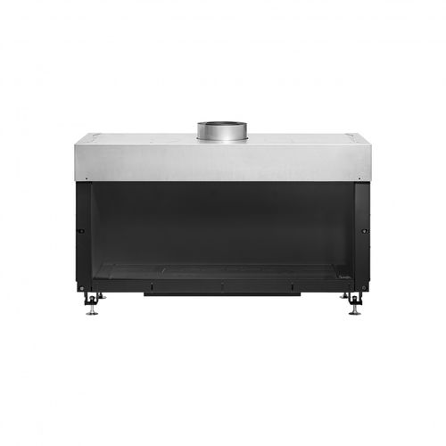 Газовая закрытая топка - AVENUE MF 1050-40 GHE 1S - Metalfire Architectural fireplaces - с 1 поверхностью / из стали / из чугуна