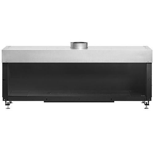 Газовая закрытая топка - AVENUE MF 1600-40 GHE 1S - Metalfire Architectural fireplaces - с 1 поверхностью / из стали / из чугуна