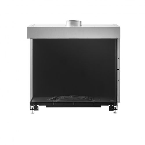 Газовая закрытая топка - AVENUE MF 1050-75 GHE 2S L/R - Metalfire Architectural fireplaces - двусторонняя / из стали / из чугуна
