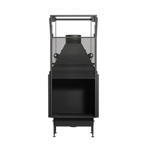Закрытая топка на дровах - UNIVERSAL MF 800-75 W 1S - Metalfire Architectural fireplaces - с 1 поверхностью / из металла / из стекла