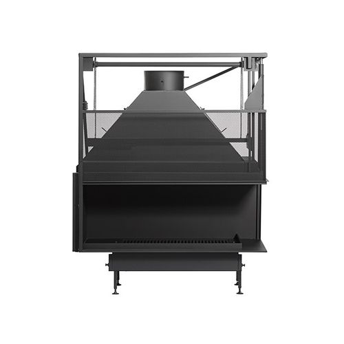 Закрытая топка на дровах - UNIVERSAL MF 1300-50 W 2S - Metalfire Architectural fireplaces - с 1 поверхностью / из металла / из стекла