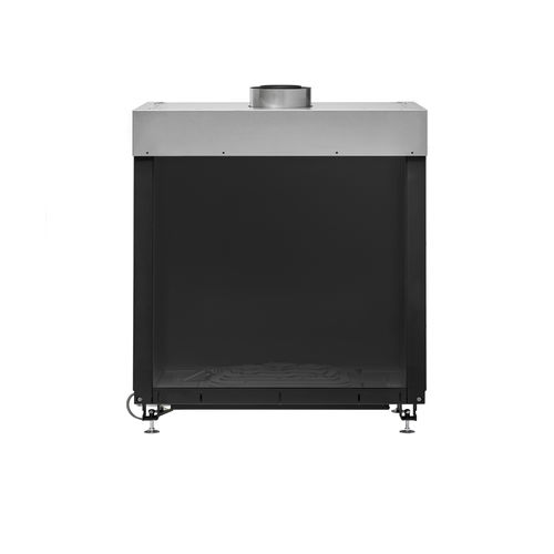 Газовая закрытая топка - Avenue MF 800-75 GHE 1S - Metalfire Architectural fireplaces - с 1 поверхностью / из стали / из чугуна