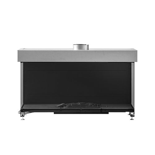 Газовая закрытая топка - AVENUE MF 1300-60 GHE 3S - Metalfire Architectural fireplaces - с 3 поверхностями / из стали / из чугуна