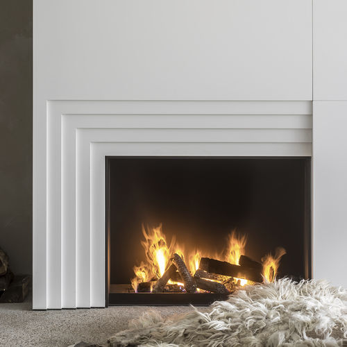 Газовый камин - URBAN MF 1050-75 G 1S - Metalfire Architectural fireplaces - встраиваемый / напольный / с 2-мя поверхностями