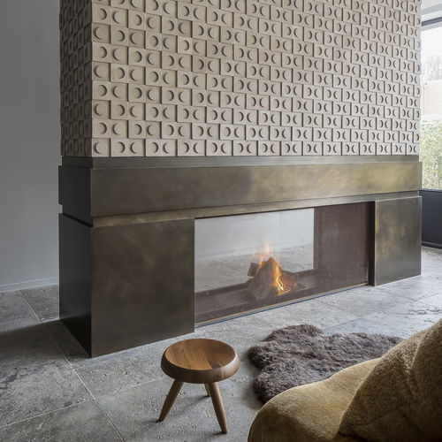 Дровяной камин - UNIVERSAL - Metalfire Architectural fireplaces - встраиваемый / напольный / двусторонний