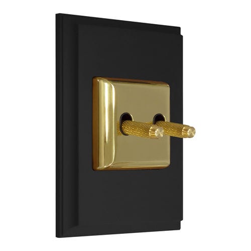Переключатель с рычагом - FEDE Switch & Light - встраиваемый / двойной / из латуни