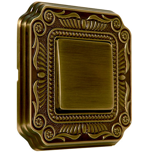 Клавишный переключатель - INTFD01361 FIRENZE-1 - FEDE Switch & Light - встраиваемый / из латуни / классический