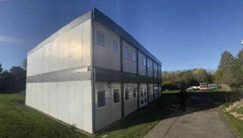 Контейнерная конструкция для школ - PCL340  - Algeco - из гальванизированной стали