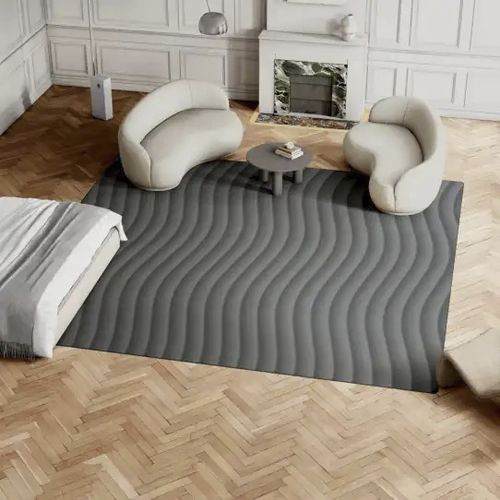 Современный ковер - REFORM A NEW WAVE OCEAN  - EGE CARPETS - с рисунком / из полиамида / квадратный