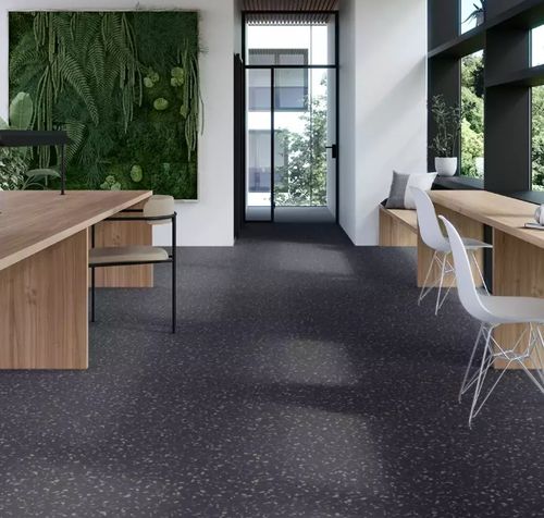 Ковровое покрытие из плит - TERRAZZO  - EGE CARPETS - тафтинговое / из шерсти / нейлоновое