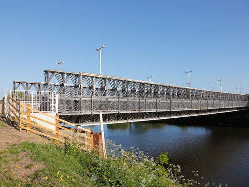 Мост из алюминия - JPB - Janson Bridging - с решеткой / дорожный
