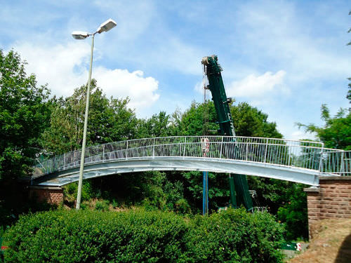 Мост из алюминия - BEAM - Janson Bridging - пешеходный