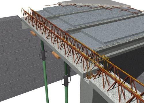 Плоская балка - SEAC - смешанного типа / из предварительно напряженного бетона / из стали