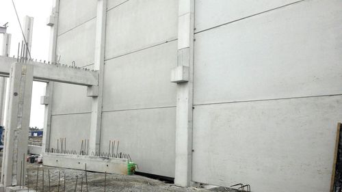 Стена из железобетона - SEAC - из предварительно подготовленного бетона / с модульными панелями / пламестойкая