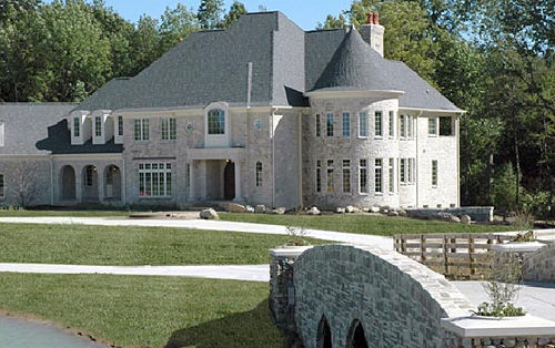 Облицовочная пластина из камня - ROCKFORD ESTATE BLEND™ - Indiana Limestone Company - для наружного использования
