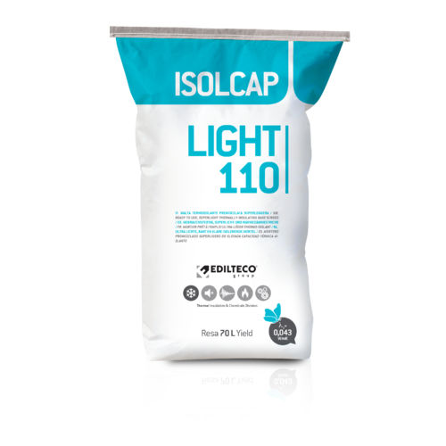 Строительный раствор для защиты - ISOLCAP LIGHT 110 - EDILTECO Group - для бетона / изоляционный