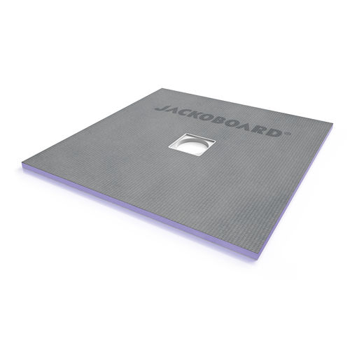 Квадратный душевой поддон - JACKOBOARD® AQUA FLAT - Jackon Insulation - для облицовки кафелем / из экструдированного полистирола