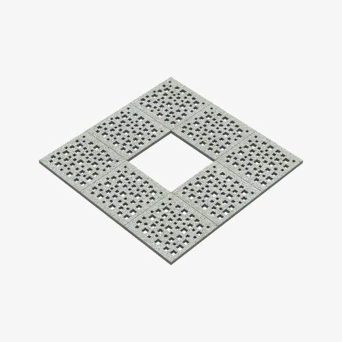 Квадратная решетка для деревьев - STARCUT 1200 /  MOSAIC / PEBBLE HOLE - Jonite Private Limited - прямоугольная / из камня