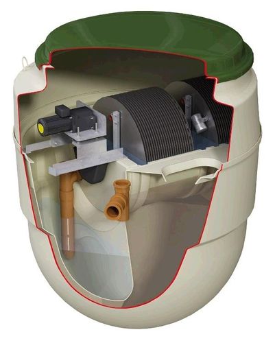 Малая очистная установка для воды - BIODISC BA - BD  - Kingspan Environmental