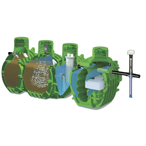 Малая очистная установка для воды - SINGULAIR R3® GREEN - Norweco - из полиэтилена / малого типа
