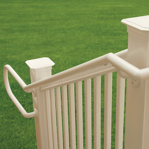 Ограждение из ПВХ - ADA HANDRAIL - AZEK Building Products - решетчатое / для наружного применения / для платформы