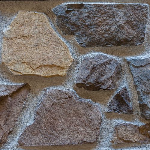 Облицовка из камня - RUSTIC FIELDSTONE - Nitterhouse - внутренняя / для наружного использования / текстурированная