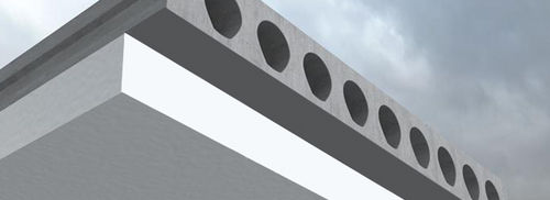 Сборная плита-настил из железобетона - INSULATED FLOORS - Bison - изоляционная / с отверстием